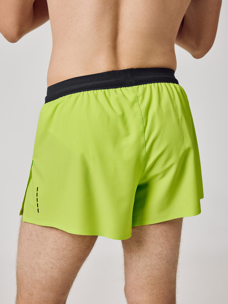 Шорты беговые NordSki M Race мужские Lime (вид 2) Шорты беговые NordSki M Race мужские Lime (фото, вид 2)