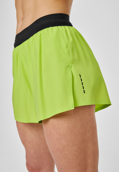 Шорты беговые NordSki W Race женские Lime (вид 1) Шорты беговые NordSki W Race женские Lime (фото, вид 1)
