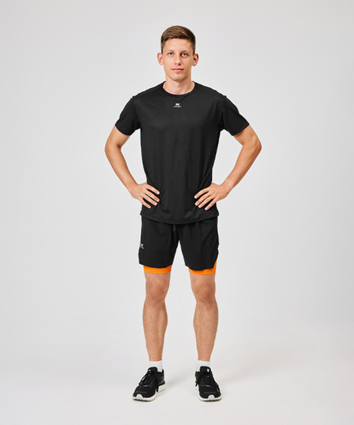 Шорты с лосинами NordSki M Pro Energy мужские Black/Orange (вид 6) Шорты с лосинами NordSki M Pro Energy мужские Black/Orange (фото, вид 6)