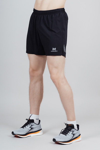 Шорты беговые NordSki M Athletic Belt мужские Black (вид 1) Шорты беговые NordSki M Athletic Belt мужские Black (фото, вид 1)