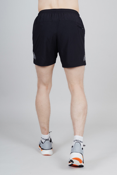 Шорты беговые NordSki M Athletic Belt мужские Black (вид 2) Шорты беговые NordSki M Athletic Belt мужские Black (фото, вид 2)