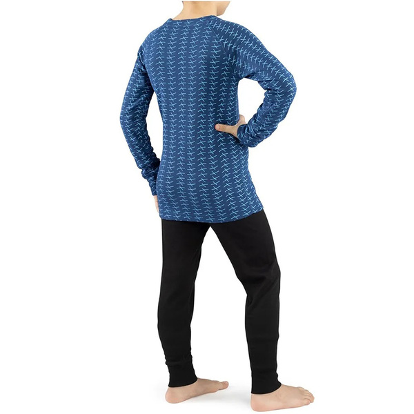 Термобелье Комплект Viking JR Nino детский синий (вид 1) Термобелье Комплект Viking JR Nino детский синий (фото, вид 1)