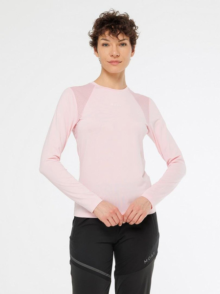 Лонгслив Moax W Run Lite нежно-розовый (вид 1) Лонгслив Moax W Run Lite нежно-розовый (фото, вид 1)