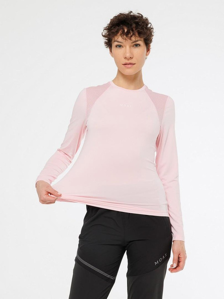 Лонгслив Moax W Run Lite нежно-розовый (вид 2) Лонгслив Moax W Run Lite нежно-розовый (фото, вид 2)