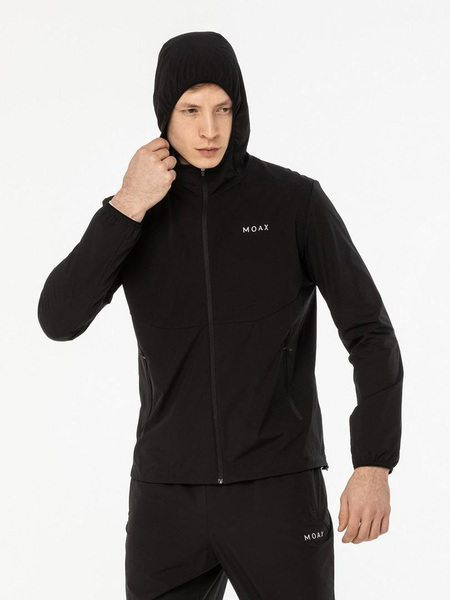 Куртка тренировочная Moax M Core черный (вид 2) Куртка тренировочная Moax M Core черный (фото, вид 2)