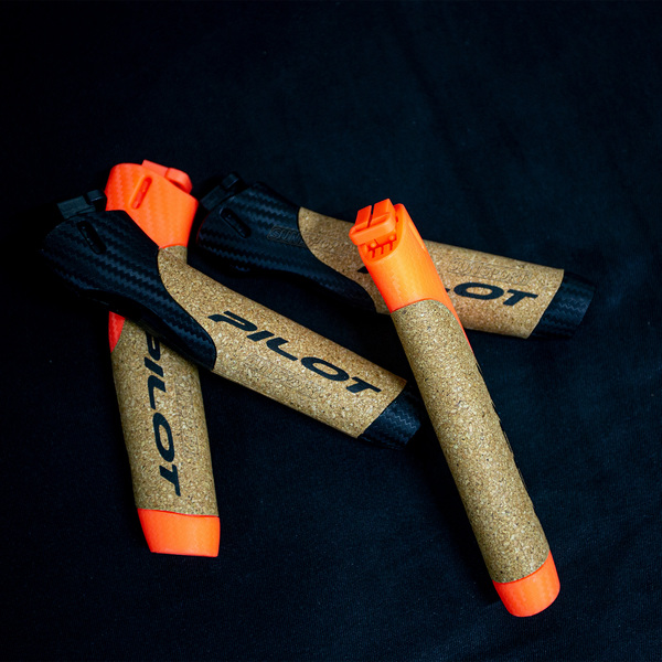 Ручки для лыжных палок Pilot 24-25 коралл (вид 1) Ручки для лыжных палок Pilot 24-25 коралл (фото, вид 1)