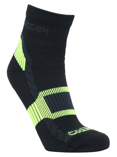 Носки беговые Accapi Coolmax черн/неон (фото, вид 1)
