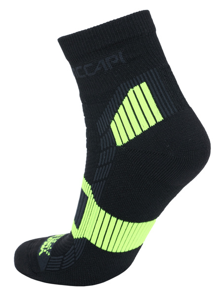 Носки беговые Accapi Coolmax черн/неон (фото, вид 2)