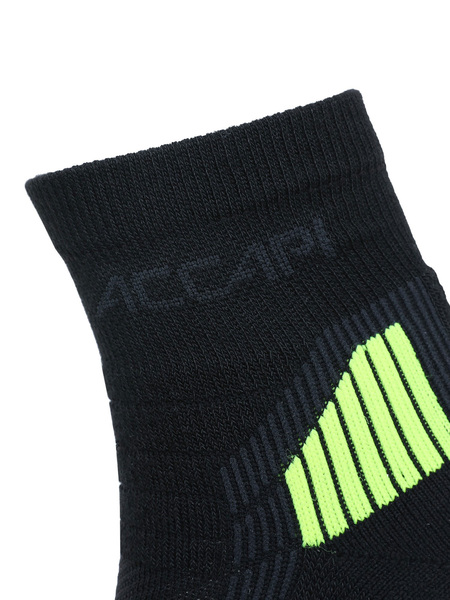 Носки беговые Accapi Coolmax черн/неон (фото, вид 3)