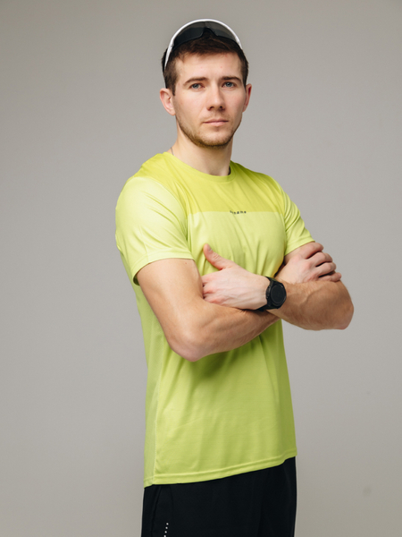 Футболка Noname Waft лайм (вид 2) Футболка Noname Waft лайм (фото, вид 2)