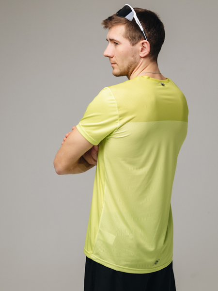 Футболка Noname Waft лайм (вид 3) Футболка Noname Waft лайм (фото, вид 3)