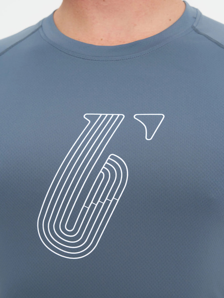 Футболка Bivium M Темп 2.0 графитовый (вид 5) Футболка Bivium M Темп 2.0 графитовый (фото, вид 5)