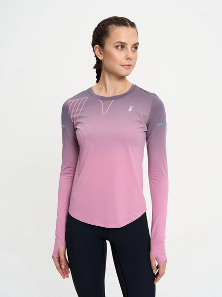 Лонгслив Bivium W Лайт 2.0 розовый (вид 3) Лонгслив Bivium W Лайт 2.0 розовый (фото, вид 3)