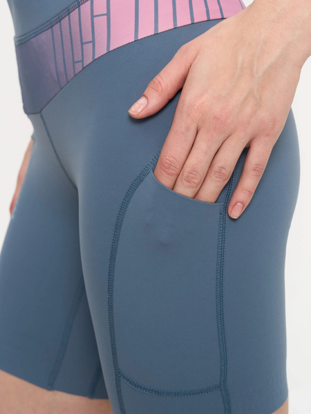 Шорты обтягивающие Bivium W Спринт 2.0 графит/розовый (вид 4) Шорты обтягивающие Bivium W Спринт 2.0 графит/розовый (фото, вид 4)