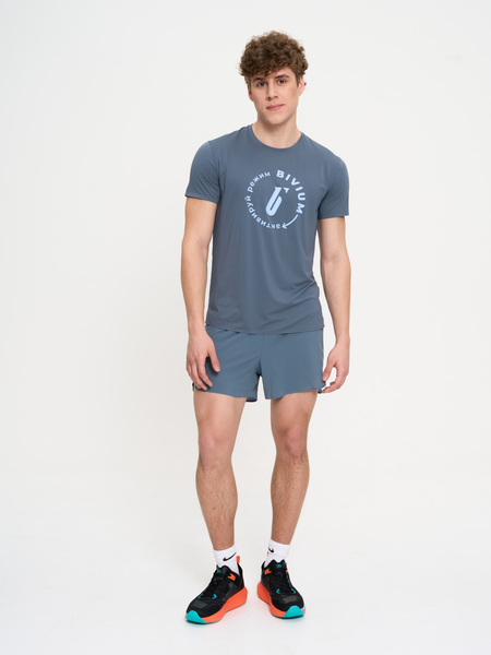 Шорты беговые Bivium M Кросс 2.0 графитовый (вид 6) Шорты беговые Bivium M Кросс 2.0 графитовый (фото, вид 6)