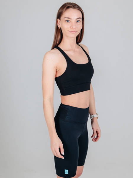 Топ Noname Active черный (вид 2) Топ Noname Active черный (фото, вид 2)