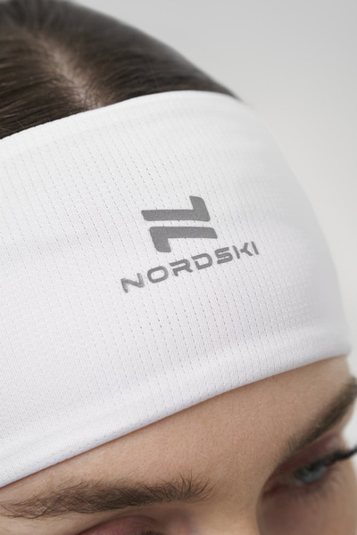 Повязка NordSki Run белый (вид 5) Повязка NordSki Run белый (фото, вид 5)
