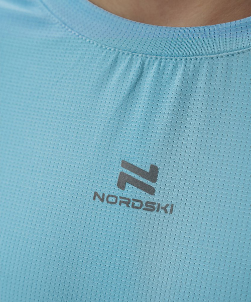 Футболка NordSki JR Run 2.0 детская Sky (вид 4) Футболка NordSki JR Run 2.0 детская Sky (фото, вид 4)