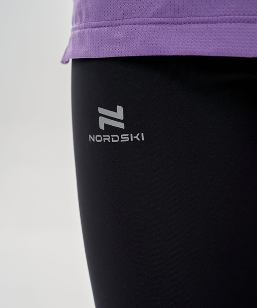 Шорты обтягивающие NordSki Jr Run 2.0 детские Black (вид 5) Шорты обтягивающие NordSki Jr Run 2.0 детские Black (фото, вид 5)