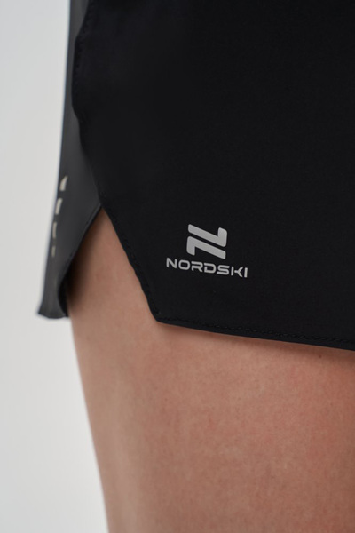 Шорты беговые NordSki W Run 2.0 женские Black (вид 5) Шорты беговые NordSki W Run 2.0 женские Black (фото, вид 5)