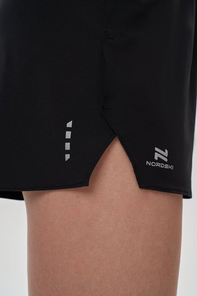 Шорты беговые NordSki W Run 2.0 женские Black (вид 6) Шорты беговые NordSki W Run 2.0 женские Black (фото, вид 6)