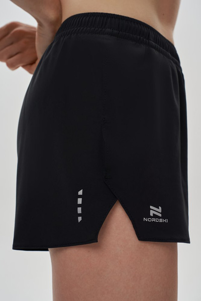 Шорты беговые NordSki W Run 2.0 женские Black (вид 7) Шорты беговые NordSki W Run 2.0 женские Black (фото, вид 7)