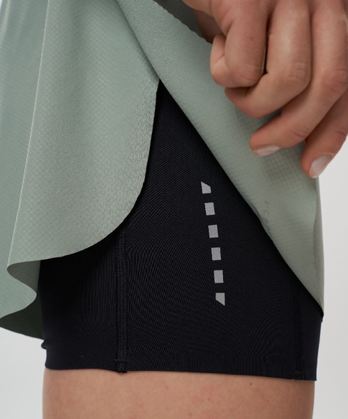 Шорты беговые NordSki W Road женские Ice Mint/Black (вид 3) Шорты беговые NordSki W Road женские Ice Mint/Black (фото, вид 3)