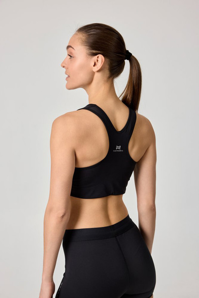 Топ спортивный NordSki W Pro Bra 2.0 женский Black (вид 1) Топ спортивный NordSki W Pro Bra 2.0 женский Black (фото, вид 1)