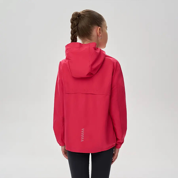 Куртка Тренировочная NordSki Jr Run 2.0 детская Raspberry (вид 7) Куртка Тренировочная NordSki Jr Run 2.0 детская Raspberry (фото, вид 7)
