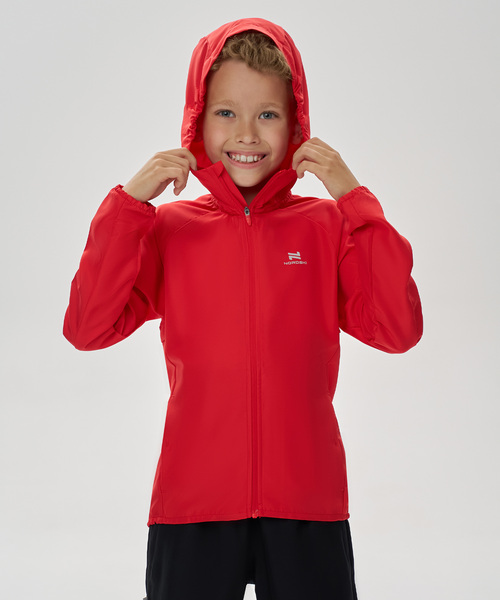 Куртка Тренировочная NordSki Jr Run 2.0 детская Risk Red (вид 1) Куртка Тренировочная NordSki Jr Run 2.0 детская Risk Red (фото, вид 1)