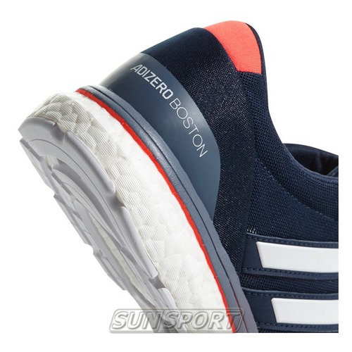 Кроссовки беговые Adidas M Adizero Boston мужские т.синий (вид 2) Кроссовки беговые Adidas M Adizero Boston мужские т.синий (фото, вид 2)