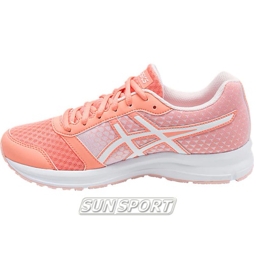 Кроссовки беговые Asics W Patriot 9 бел/розовый (вид 2) Кроссовки беговые Asics W Patriot 9 бел/розовый (фото, вид 2)