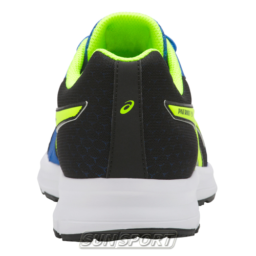 Кроссовки беговые Asics M Patriot 9 желт/синий (вид 3) Кроссовки беговые Asics M Patriot 9 желт/синий (фото, вид 3)