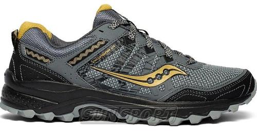 Кроссовки трейловые Saucony M Excursion TR12 Silver/Gold (вид 1) Кроссовки трейловые Saucony M Excursion TR12 Silver/Gold (фото, вид 1)