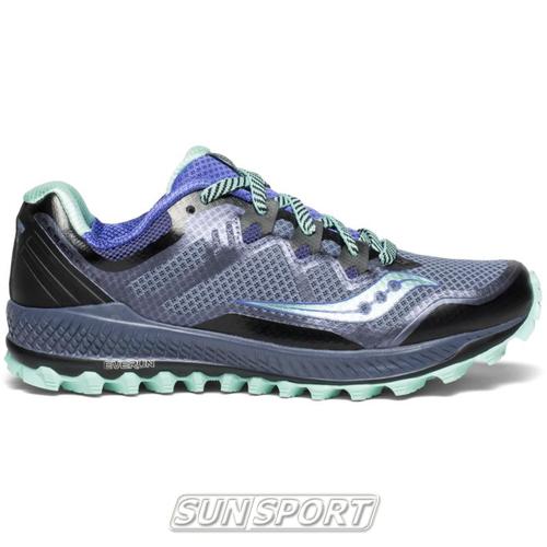   Saucony W Peregrine 8 Grey/Violet/Aqua (,  1)