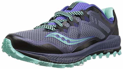   Saucony W Peregrine 8 Grey/Violet/Aqua (,  2)