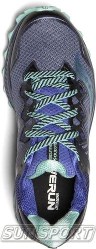   Saucony W Peregrine 8 Grey/Violet/Aqua (,  4)