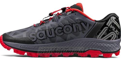   Saucony M Koa ST Grey/Black/ViziRed (,  2)