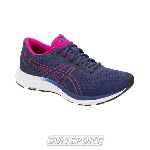 Кроссовки беговые Asics W Gel-Excite 6 розов/синий (вид 1) Кроссовки беговые Asics W Gel-Excite 6 розов/синий (фото, вид 1)