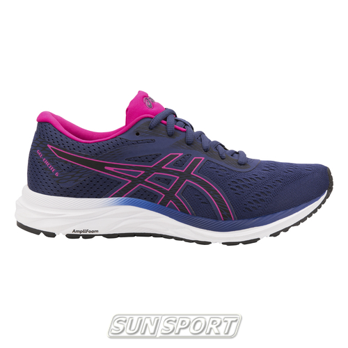 Кроссовки беговые Asics W Gel-Excite 6 розов/синий (вид 2) Кроссовки беговые Asics W Gel-Excite 6 розов/синий (фото, вид 2)