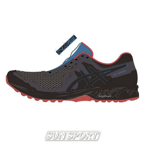 Кроссовки трейловые Asics M Gel-Sonoma 4 (вид 2) Кроссовки трейловые Asics M Gel-Sonoma 4 (фото, вид 2)