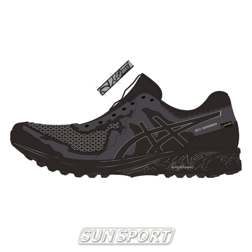 Кроссовки трейловые Asics M Gel-Sonoma 4 GTX (вид 2) Кроссовки трейловые Asics M Gel-Sonoma 4 GTX (фото, вид 2)