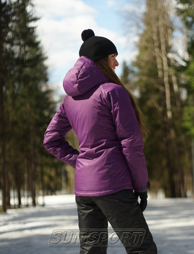 Утепленная куртка NordSki W Motion женская фиолетовый (фото, вид 3)
