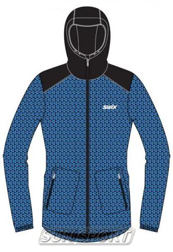 Утепленная куртка Swix Novosibirsk мужская синий (фото, вид 1)