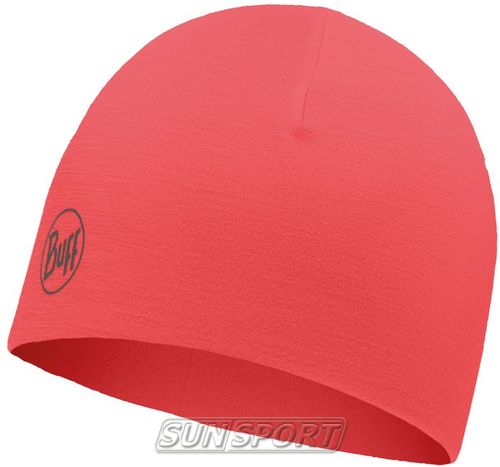 Шапка Buff Microfiber Reversible Hat R-Solid Coral Pink (вид 1) Шапка Buff Microfiber Reversible Hat R-Solid Coral Pink (фото, вид 1)