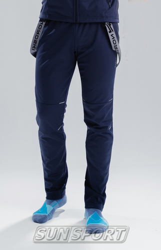 Разминочные штаны на лямках NordSki М Premium мужские BlueBerry (вид 1) Разминочные штаны на лямках NordSki М Premium мужские BlueBerry (фото, вид 1)