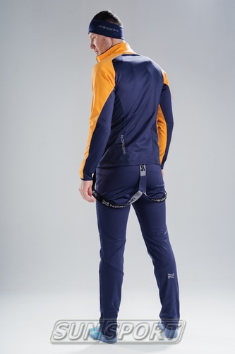 Разминочные штаны на лямках NordSki М Premium мужские BlueBerry (вид 3) Разминочные штаны на лямках NordSki М Premium мужские BlueBerry (фото, вид 3)