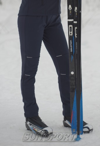 Разминочные штаны на лямках NordSki W Premium женские BlueBerry (вид 1) Разминочные штаны на лямках NordSki W Premium женские BlueBerry (фото, вид 1)