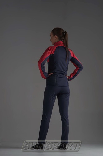 Разминочные штаны на лямках NordSki W Premium женские BlueBerry (вид 2) Разминочные штаны на лямках NordSki W Premium женские BlueBerry (фото, вид 2)