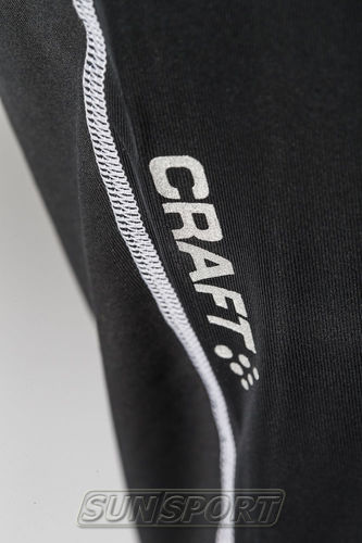 Тайтсы утепленные Craft Force Wind XC мужские черный (вид 2) Тайтсы утепленные Craft Force Wind XC мужские черный (фото, вид 2)